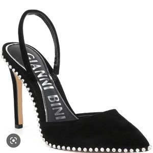 Gianni Bini black diamond heels